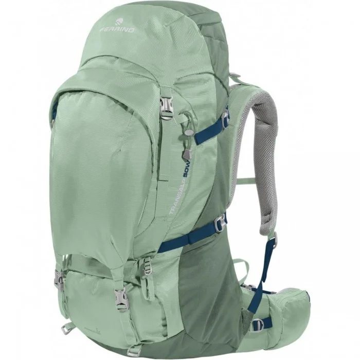 Sac à dos Transalp 50 Lady Vert 50L Ergonomique avec Housse - 1