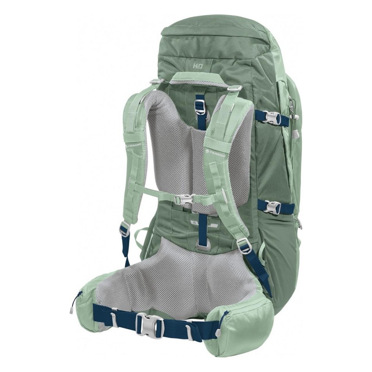 Mochila Transalp 50 Lady Verde 50L Ergonómica con Funda - 2