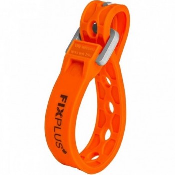 Fixplus 15cm orange Befestigungsbänder aus TPU, bis 65kg, 2er Pack - 1