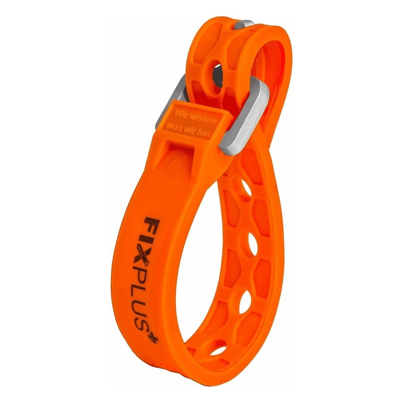 Fixplus 15cm orange Befestigungsbänder aus TPU, bis 65kg, 2er Pack - 1