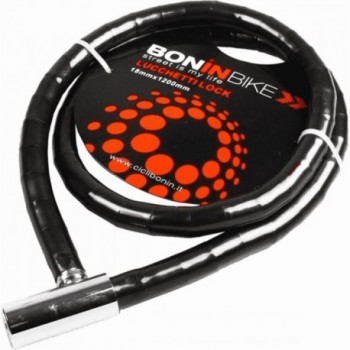 Candado BONINBIKE Mono Blindo 18x1200 mm - Cable Seguro en Colores Variados - 1