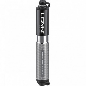 Lezyne Grip Drive HV Silver Hand Pump - Compact & Efficient for MTB & Gravel - 1