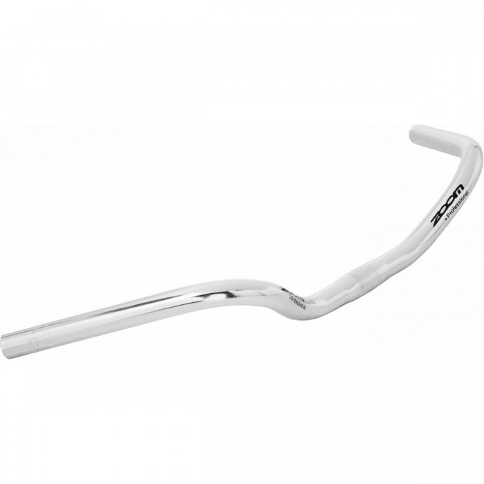 Guidon ZOOM en Aluminium Anglais Argent 580mm pour Vélo de Ville - 1