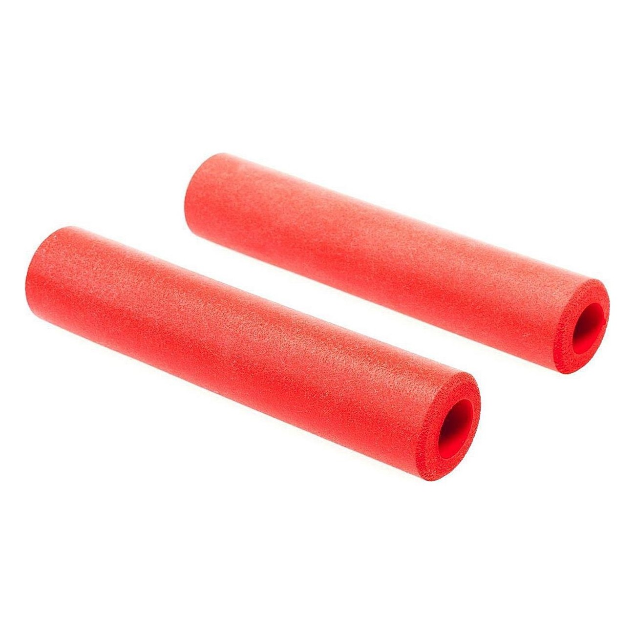 Manopole Voxom GR2 130mm Rosse in Silicone per Bicicletta - Comfort e Assorbimento Urti - 1 - Manopole - 4026465148077