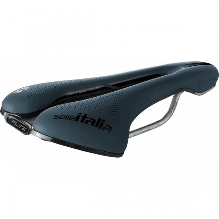 Selle Flite Boost Gravel L3 145x250mm Bleu Granite, Superflow Fibra Tek, 232g - 1