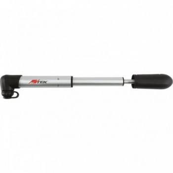 Pompa Corsa 210mm in Alluminio Nero, 8 Bar, Doppia Camera, Valvole Presta/Schroder - 1 - Pompe - 8005586227478