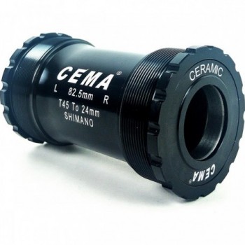 T45 Black Ceramic Bottom Bracket for Shimano - Compatible with Colnago T45 Frames - 1