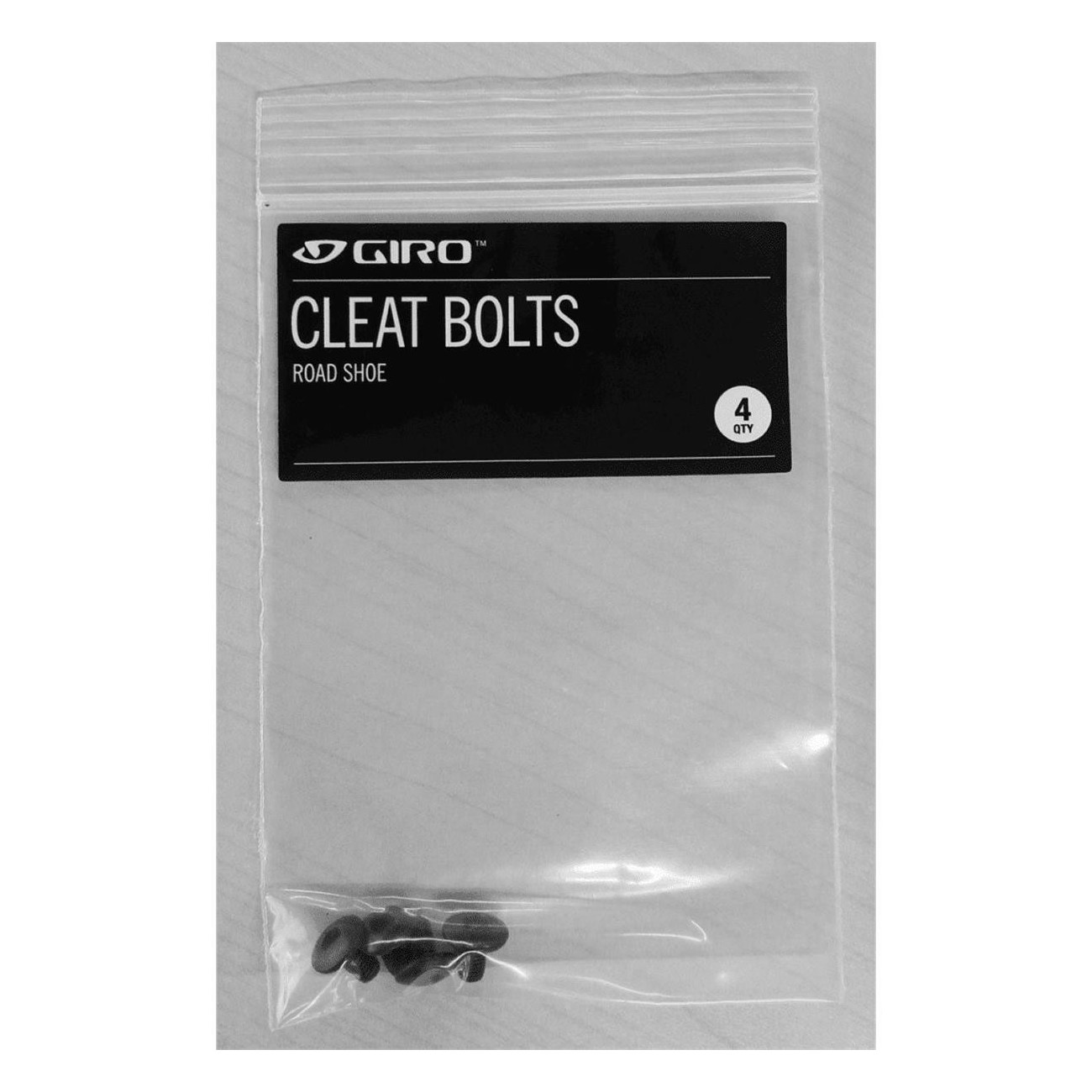 Black Replacement Screw Kit for GIRO Running Shoe Cleats - 2 Pieces - 1