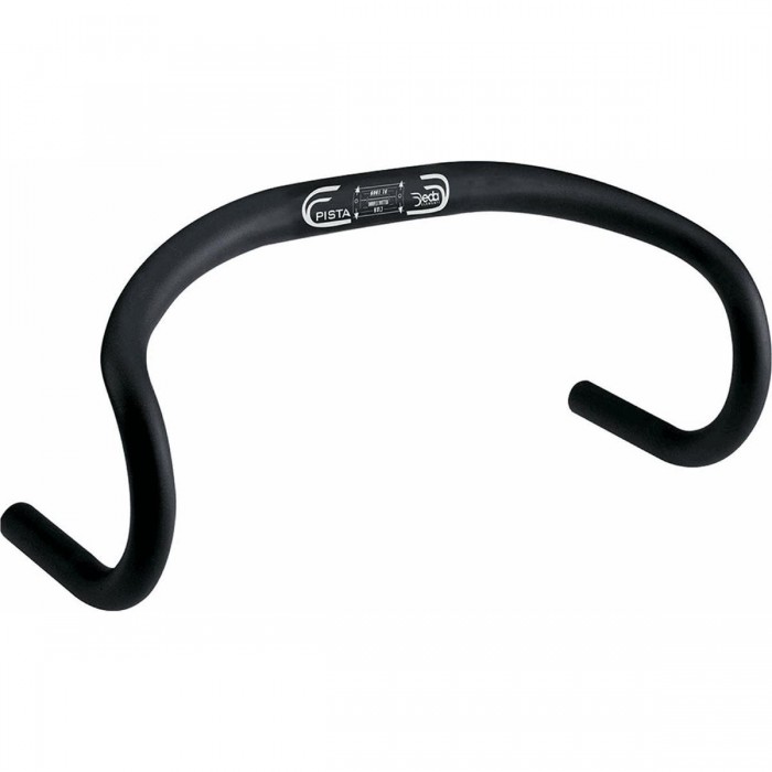 DEDA Black Aluminum Road Handlebar, 31.7mm x 420mm, Lightweight & Reliable - 1