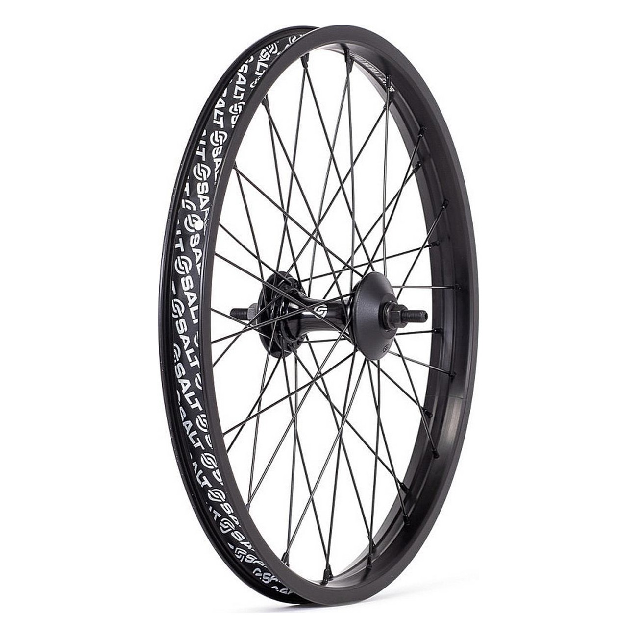 Salt EX 20' Front Wheel with Male Axle, 36 Holes, Nylon Guards and Tape - 1