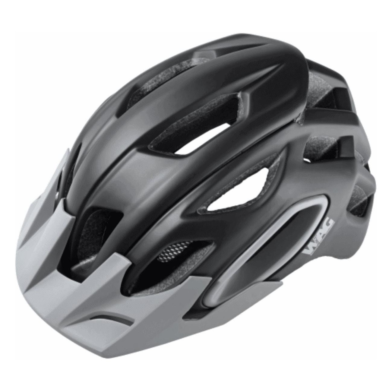 Casco MTB Oak Nero/Grigio Taglia L 60-64cm - Tecnologia In-Mould Conehead, Ventilazione e Sicurezza EN1078 - 1 - Caschi - 