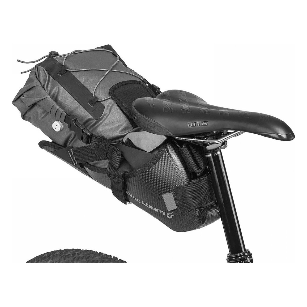 Borsa Sottosella Impermeabile Blackburn Outpost Elite 5.25-6.95L per Bikepacking - 1 - Borse e bauletti - 0768686167768