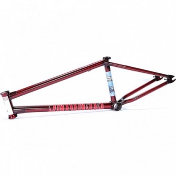 Fiend Mills Frame Glossy Red 21.25' - Durable 4130 CrMo - 1