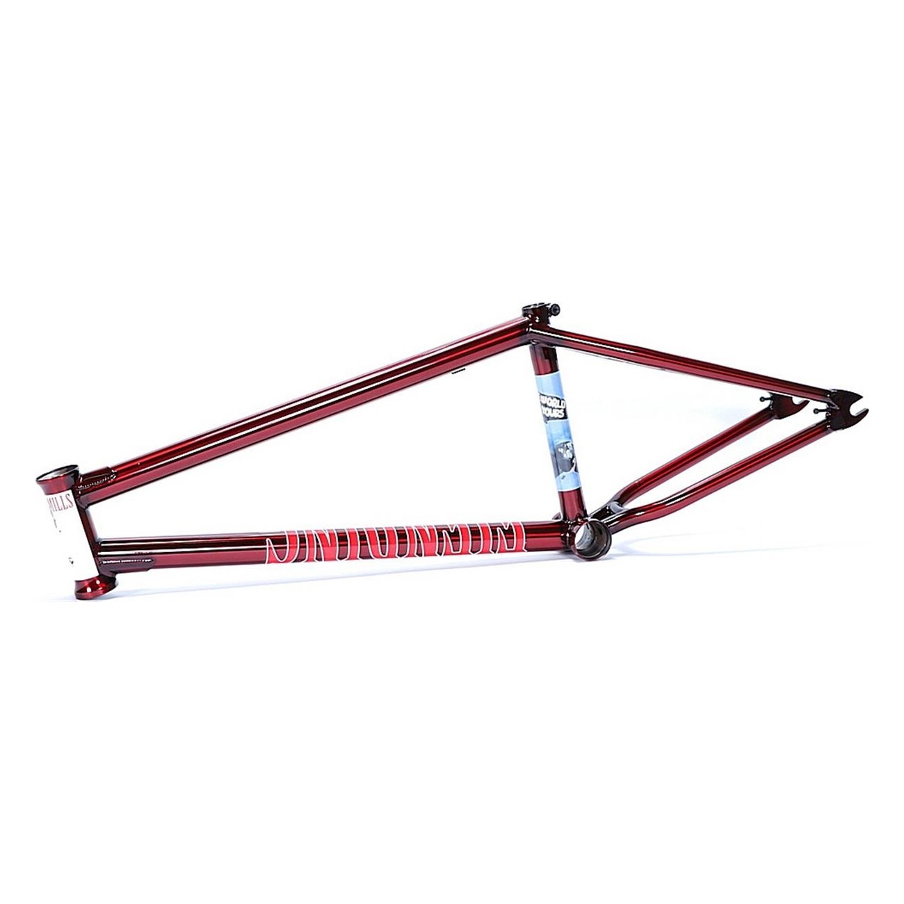 Fiend Mills Frame Glossy Red 21.25' - Durable 4130 CrMo - 1