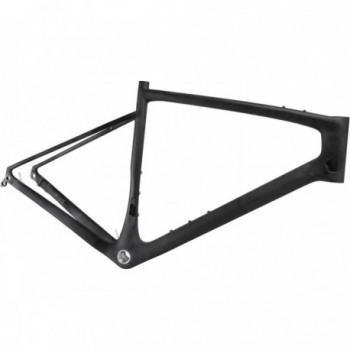 Carbon Road Bike Frame 47 cm, Flat Mount Disc Brake, Integrated Cables - 1