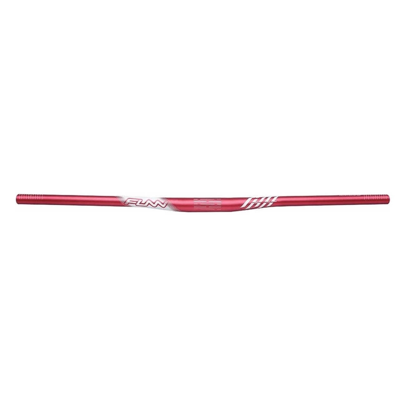 MTB HANDLEBAR FULL ON 31.8x785mm Aluminum Alloy 6061 Red with 15mm Rise - 1