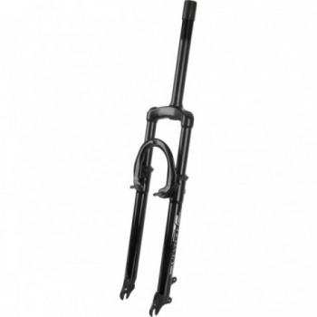 Fourche Ventura 28/29' en Acier Noir avec Suspension 40 mm pour Frein à Disque et V-Brake - 1