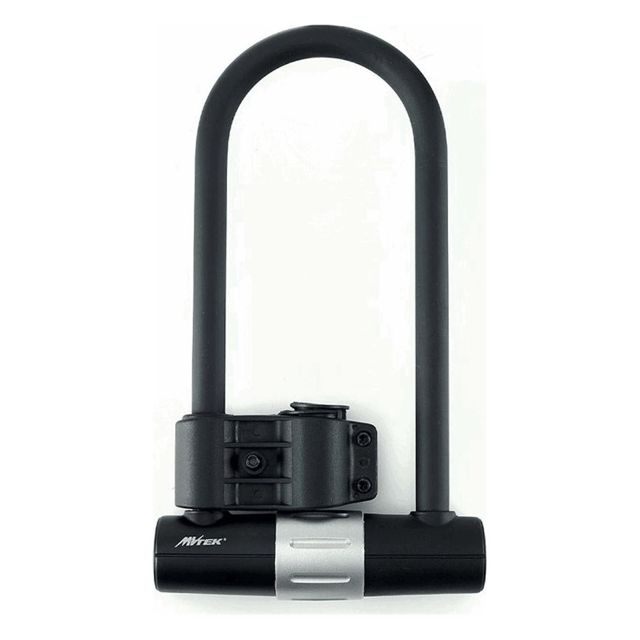 MVTEK 180x320mm Black Steel U-Lock for Bicycles and Scooters - 1