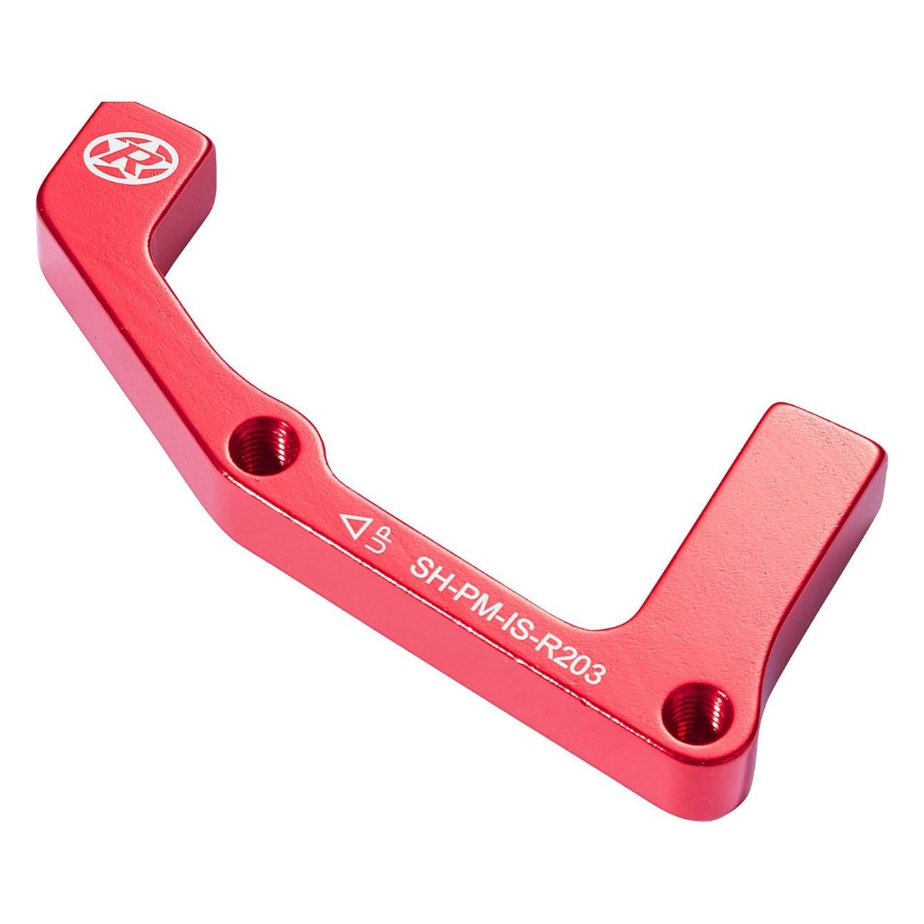 Shimano 203 mm Rear Disc Brake Adapter Red Aluminum - 1