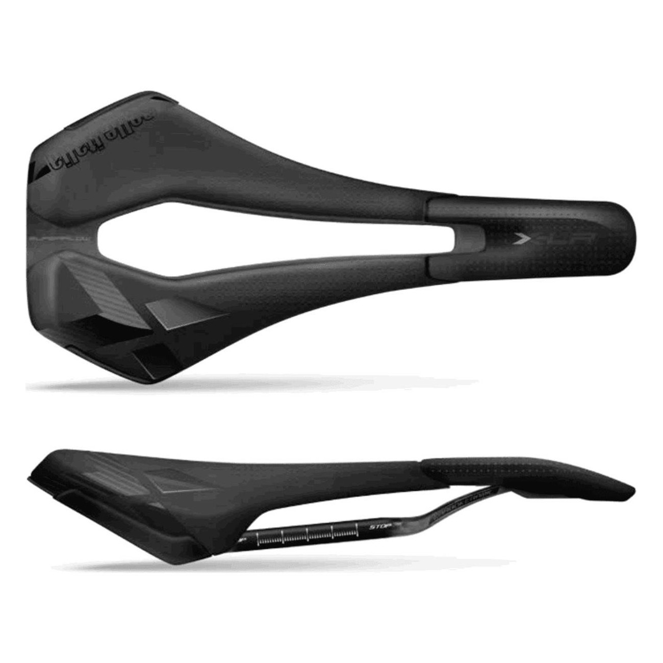 X-LR Superflow Performance Saddle with Carbon Rail 145x266mm Black 138gr - 1