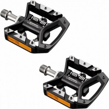 Pedales Dual Function XT PD-T8000 Negros para Trekking y Cicloturismo - 2