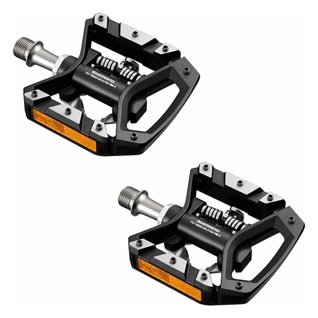 Pedales Dual Function XT PD-T8000 Negros para Trekking y Cicloturismo - 2