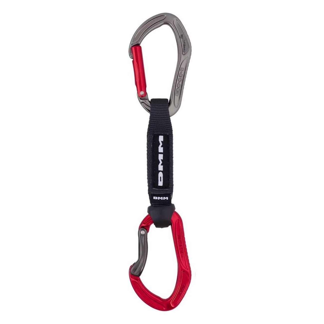 Rinvio Rapido Alpha Sport 12cm Rosso con Moschettoni Ergonomici per Arrampicata Sportiva - 1 - Rinvii - 5031290204651