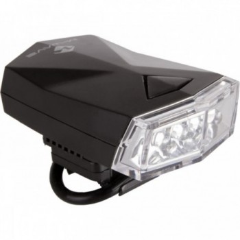 M-Wave Apollon 4.3 LED Fahrradlampe mit 3 Funktionen, Universalhalterung und Batterien - 1