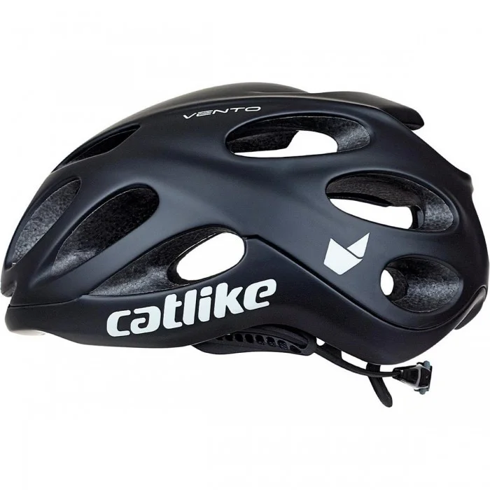 Catlike Vento Black Helmet Size S - Protection and Aerodynamics for Road Racing - 1