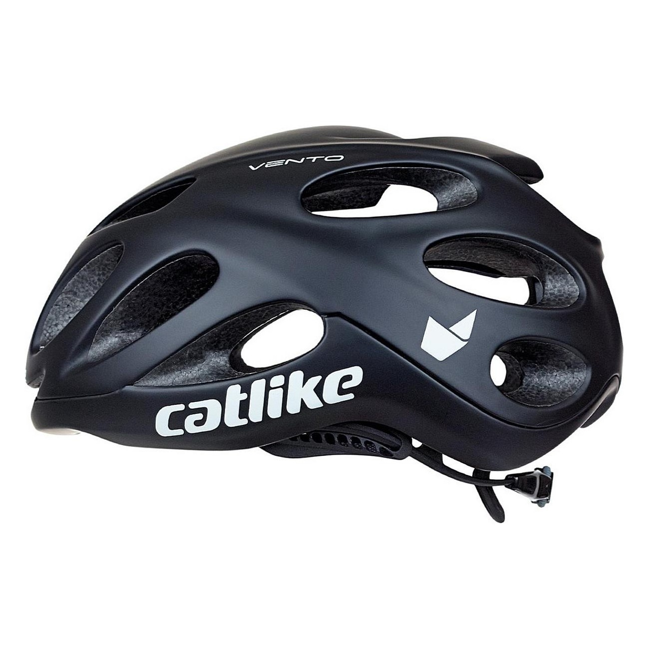 Catlike Vento Black Helmet Size S - Protection and Aerodynamics for Road Racing - 1