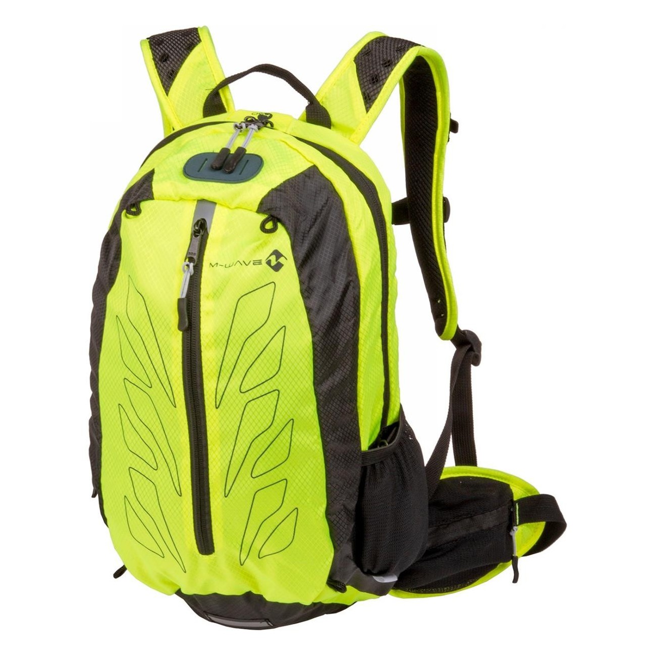 M-Wave Rough Ride Back Motorcycle Backpack Neon Yellow 46x28x12 cm - 1