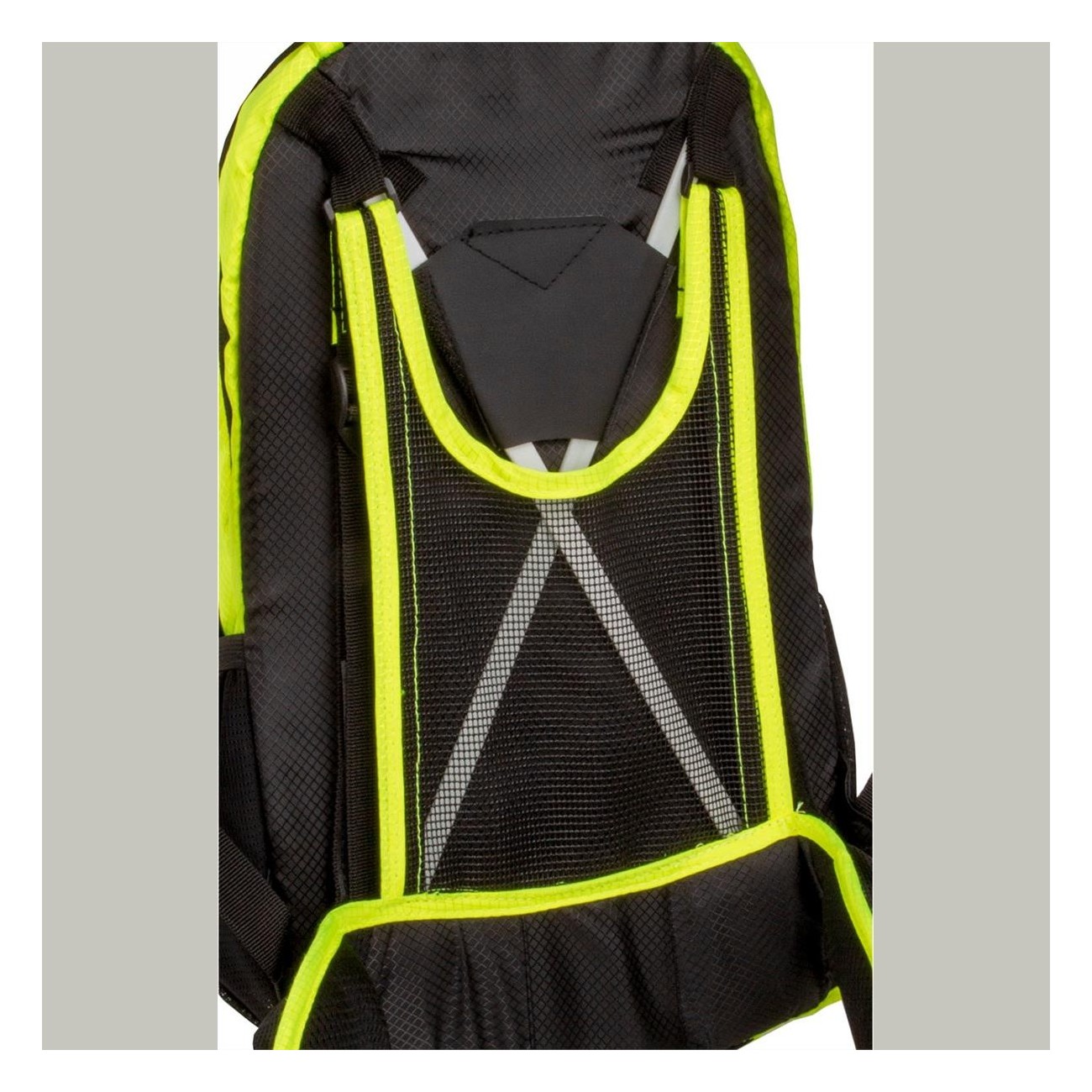 M-Wave Rough Ride Back Motorcycle Backpack Neon Yellow 46x28x12 cm - 4