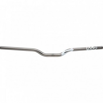 Reverse Handlebar 760mm Titanium Gray with 18mm Rise, Ø25.4mm for Enduro - 1