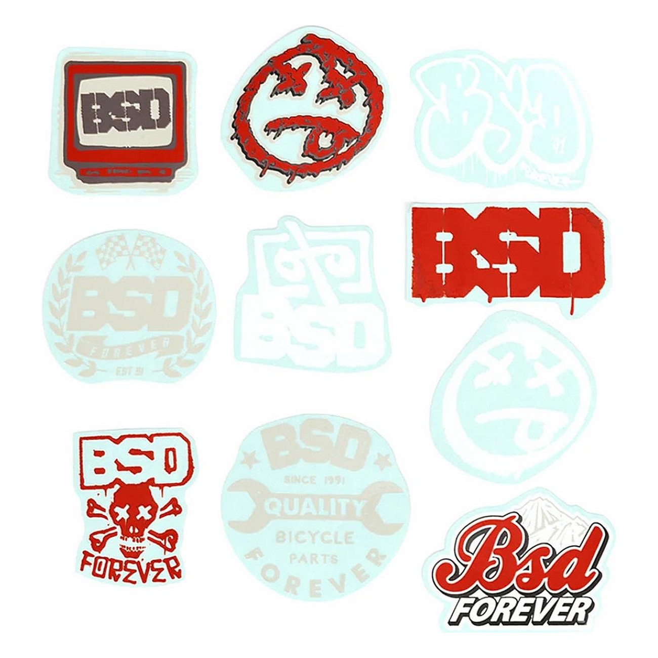 Pack of 10 Mixed Stickers 2022 - Customize and Decorate in Style - 1