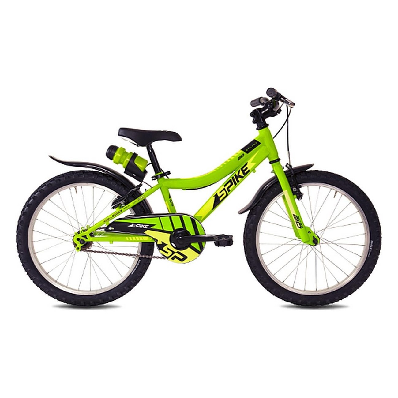 Bicicletta per Bambini Spike 20 Verde con Telaio in Acciaio e Freni V-Brake - 1 - Bambino - 8059796061155