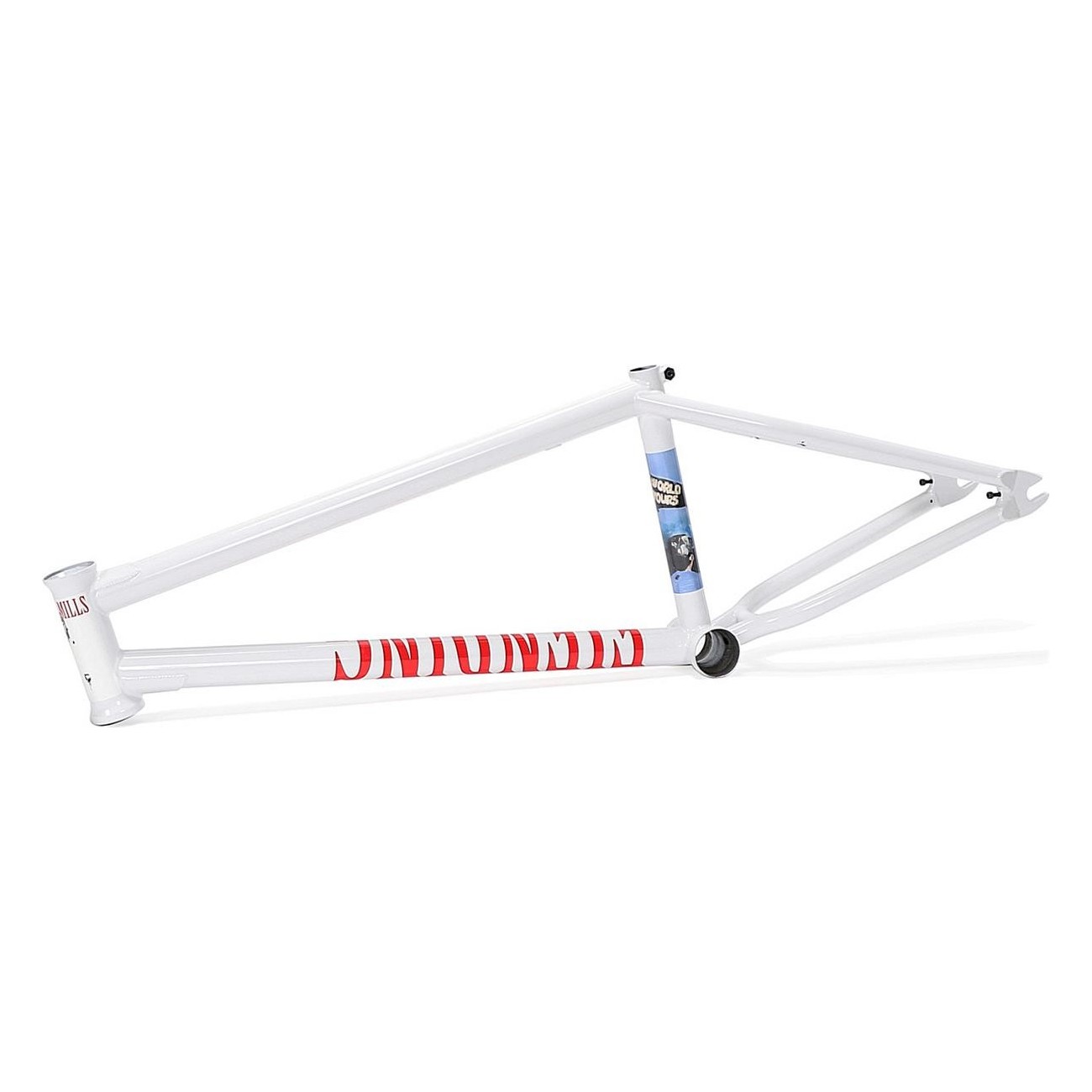 Fiend Rem 21' Glossy White Frame - CrMo 4130 Frame Set - 1