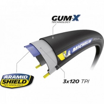 Cubierta Plegable 700x25 MICHELIN Power Cup Negra - Tecnología MotoGP™, Aramid Shield, Gum•X - 4