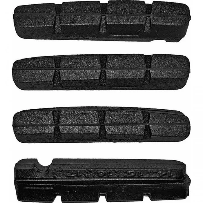 Aluminum Rim Brake Pads Compatible with Campagnolo - Set of 4 Pieces - 1