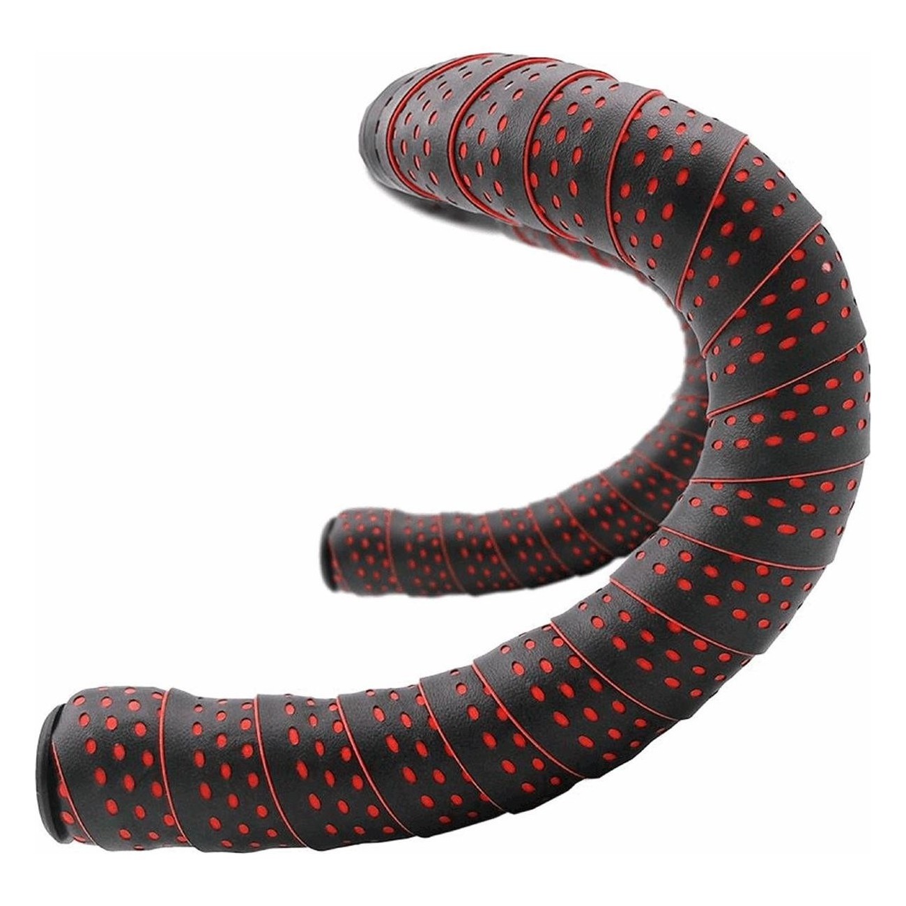 Bicolor Lenkerband Schwarz/Rot 3mm MYST MVTEK - Komfort und Stil für dein Fahrrad - 1