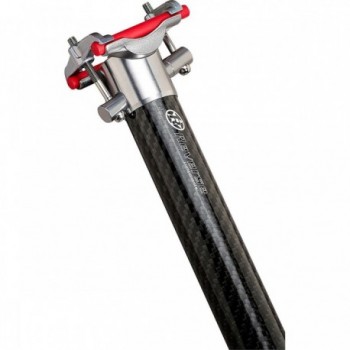 Reverse XC 3-K Carbon/Aluminum Seatpost Ø31.6mm Black for Cross-Country - 1