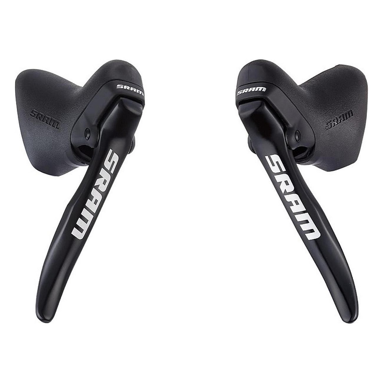 Left Brake Lever S500 in Black Aluminum for Low Handlebars - Ideal for Road and Cross Bikes - 1