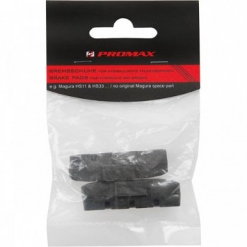 Pastillas de freno hidráulicas Magura 50mm negras para frenos de aro - 3