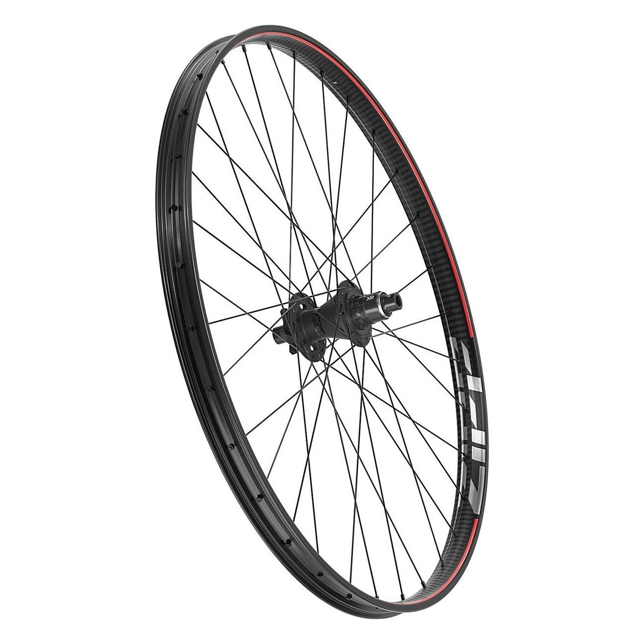 29' Zipp 3ZERO MOTO Carbon Rear Wheel with Boost Slate-Stealth Decal - 3