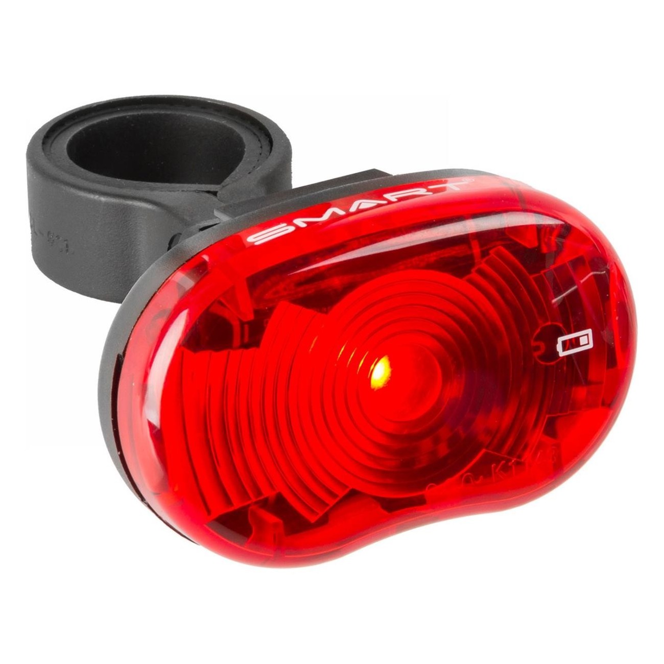 Fanale Posteriore a Batteria Smart Star LED Rosso Impermeabile con Marchio di Prova Tedesco - 1 - Luci - 4715681403267