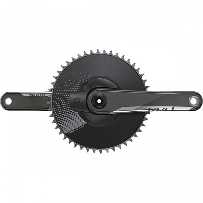 Quarq Red AXS Aero Crankset with Single Chainring and Power Accuracy - 1