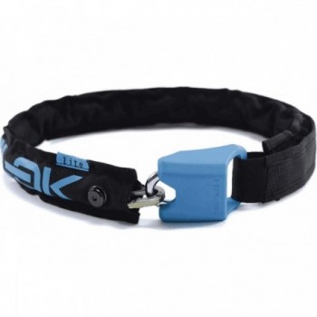 Hiplok Lite Chain Lock 6x750 mm Black/Blue with Wearable Design - 1