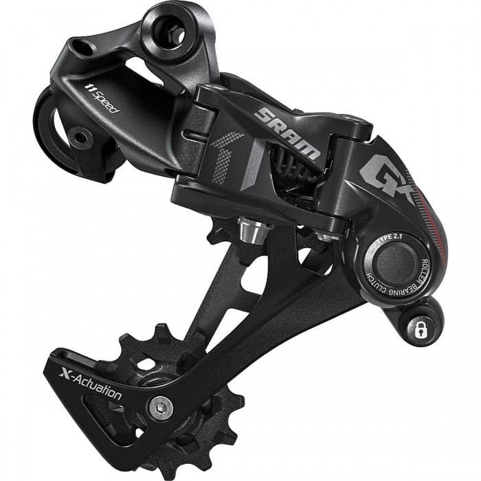 Deragliatore Posteriore SRAM GX 1x11 Gabbia Lunga Rosso/Nero con Tecnologia X-HORIZON e CAGE LOCK - 1 - Cambio posteriore - 0710