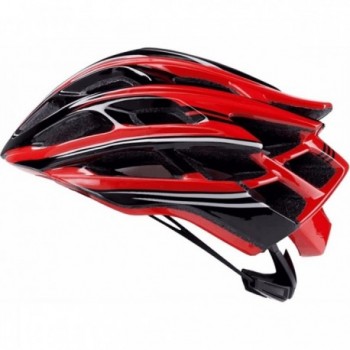 In-Mold Cycling Helmet S-199 Black/Red/White Size L (58-62 cm) with Ventilation - 2