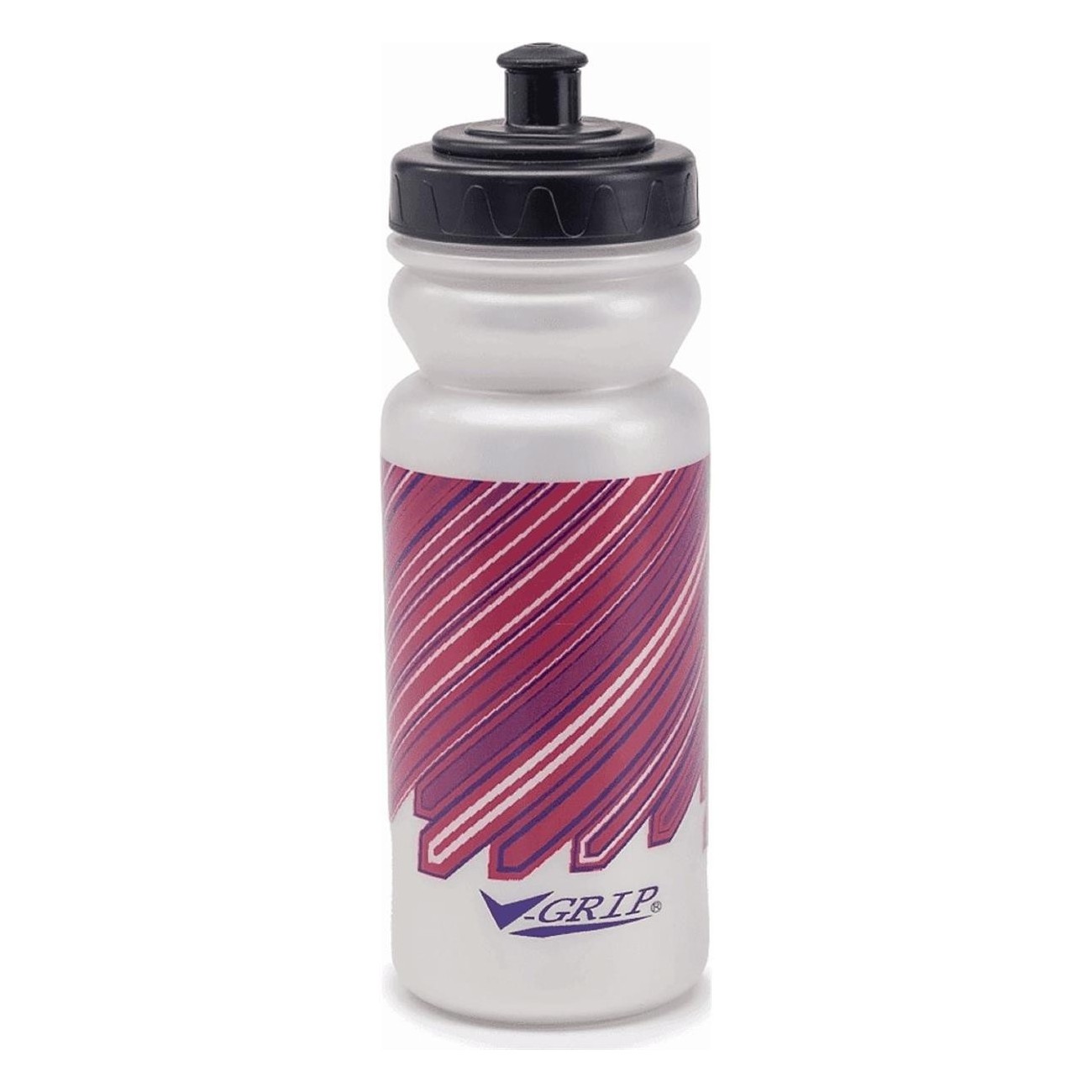 Transparent V-Grip Water Bottle 550ml Pansy - Practical and Stylish - 1