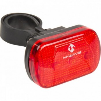 M-Wave LED Bike Light Set 3W with Battery and Red Rear Light Atlas 22 - 2